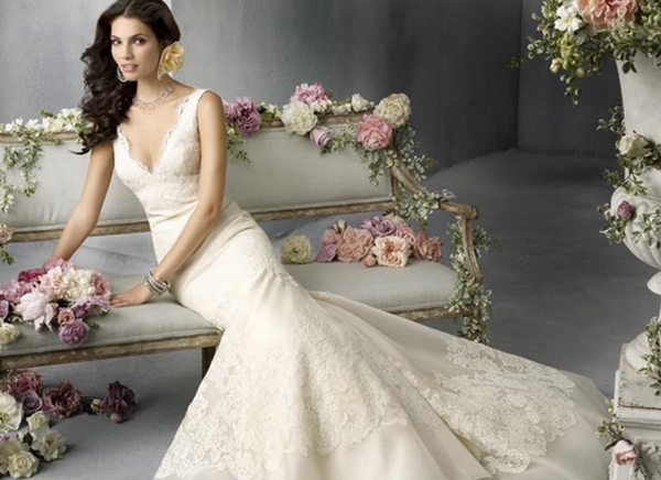 Свадебное платье айвори силуэт рыбка